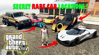 GTA 5 Story Mode Rare Cars Locations PS5PS4XBOX amp PC [upl. by Ameerahs]