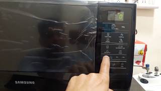 How to use samsung 20 liter grill microwave model GW 732 KDB full demo [upl. by Hugon]