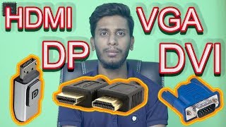 বাংলাতে HDMI vs Display Port vs VGA vs DVI Port Explain  Which Display Port are Best  Display Conn [upl. by Edgell902]