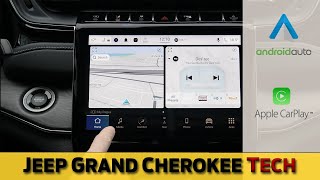 uConnect 5 in the 20222024 Jeep Grand Cherokee  CarPlay Android Auto Navigation and more [upl. by Tymes]