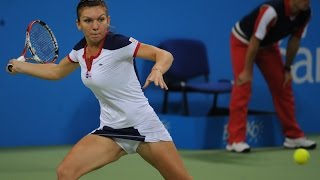 Halep  Bondarenko Round 2 Full US Open 2015 [upl. by Eira]