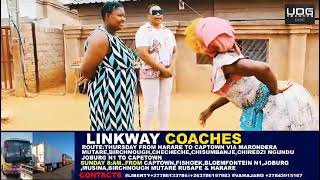 LINKWAY COACHES CROSS BORDER BUSFROM CAPETOWN TO HARARE VIA MUTARE MBUYA WA SUSAN [upl. by Jae]