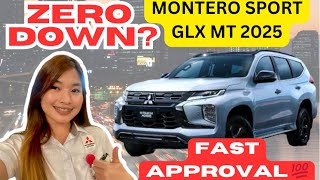 montero sport glx  ZERO DOWN PAYMENT 🤩 mitsubishi  NAG UPGRADE SI MONTERO GLX 😍 [upl. by Rolyt]