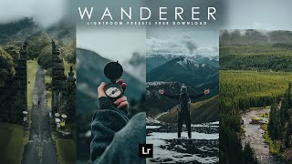 2024 Lightroom Presets Free Download  Wanderer Outdoor Presets  Mobile Lightroom Tutorial [upl. by Anawak]