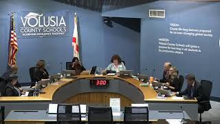 Volusia County Schools Regular Session Board Meeting 04232024 [upl. by Neelrad841]