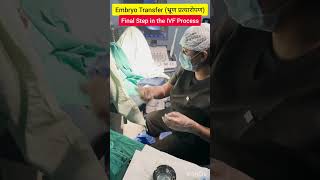 Complete Embryo Transfer process in IVF drrakshitamalik ivf ivfjourney ivfsuccess ivfspecialist [upl. by Sheffy]