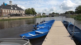 Hoog water en stroming op de Vecht zorgt voor overlast [upl. by Yclehc963]