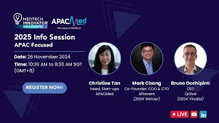 MTI APAC 2025 – Information Session 1 with APACMed APAC Focused [upl. by Ayrb]