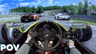 The CRAZIEST Ride in AC Nordschleife Tourist  Fanatec CS DD [upl. by Kimble]