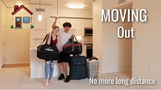 MOVING INTO MY FIRST APARTMENT Ending our long distance relationship [upl. by Hannahs463]