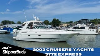 2003 Cruisers Yachts 3772 Express Tour SkipperBuds [upl. by Zachariah]