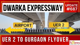 Dwarka Expressway UER2 to Gurgaon Elevated Flyover ☎️ 9810101017 [upl. by Ahsinel]