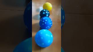 Blue yellow black balloon yt youtubeshorts [upl. by Nauhs]