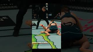 Rose Namajunas Headkick KO vs Zhang Weili in Slow Motion [upl. by Eegnat723]