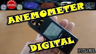 CARA MENGGUNAKAN ANEMOMETER DIGITAL  DIRGA BIOLOGY CHANNEL [upl. by Lamee423]