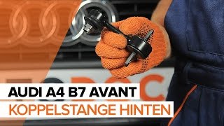 Wie AUDI A4 B7 AVANT Koppelstange  Pendelstütze hinten wechseln TUTORIAL  AUTODOC [upl. by Acus]