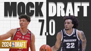 2024 NBA Mock Draft 70  The First Round [upl. by Coyle382]