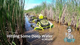 Getting into some deep water trails  Can Am Outlander XMR 850 [upl. by Enelear]