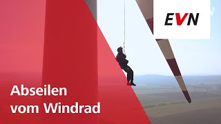 Abseilübung vom Windrad  Die WEGA im Windpark Japons [upl. by Nyrok561]