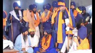 Dastarbandi Singh Sahib Jathedar Baba Joginder Singh Ji Akali Nihang 96 Krori [upl. by Pet]