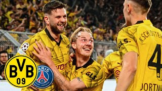 Borussia Dortmund 10 Paris St Germain  All Goals amp Highlights  UEFA Champions League [upl. by Hilde]