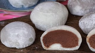 Chocolate Mochi Ice Cream From Scratch [upl. by Aciretehs]