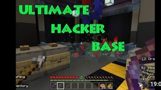 Minecraft  ultimate hacker base [upl. by Hakim]