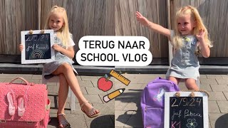 TERUG NAAR SCHOOL  EERSTE SCHOOLDAG  JORDY amp JOELYN [upl. by Glendon]