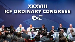 XXXVIII 2021 ICF Ordinary Congress  Day 3 [upl. by Verdi463]