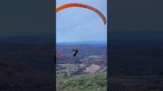 Paraglider Takeoff  West Rutland  Vermont [upl. by Aibun276]