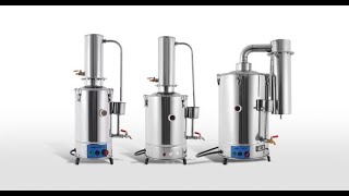 laboratory distilled water distiller maker destillator distillation machine equipment price Video [upl. by Eenar]