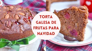 TORTA GALESA DE FRUTAS PARA NAVIDAD SÚPER HÚMEDA Y FÁCIL  AnnasPasteleria [upl. by Anima]