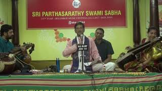 Neyveli Santhanagopalan  Lec dem l Sri Parthasarathy Swami Sabha l Part  6 [upl. by Nauqes866]