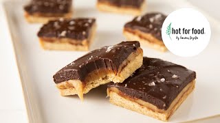 The Best Millionaire Shortbread Vegan  hot for food [upl. by Nadaba]