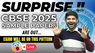 🔊CBSE Sample Paper Released 10th and 12th  Session 202425  Live Discussion With Digraj Sir [upl. by Niroc557]