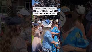 Ladies day at Hickstead international horse show millinery fascinator hatinator hickstead [upl. by Llehsim]