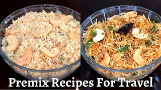 Premix Recipes For Travel  Upma Premix Recipe  Vermicelli Upma Premix  Premix Breakfast Recipes [upl. by Anier]