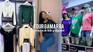 TOUR GAMARRA POLOS Y PRENDAS DE HILO  VERANO 2024 Volvimossssss by Claudia Ramos [upl. by Aramen]