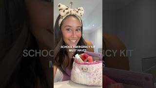 SCHOOL EMERGENCY KIT MUST HAVES 🤩 backtoschool schoolemergencykit viral trending school girl [upl. by Hurlbut742]