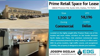 18816 Preston Rd 100Dallas TX FOR LEASE [upl. by Eerol666]