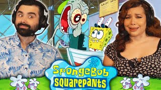 We Watched SPONGEBOB SEASON 2 EPISODE 1 AND 2 For the FIRST TIME SQUIDS DAY OFF [upl. by Assyral]