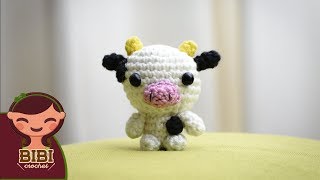 Amigurumi  Como hacer una vaquita en crochet  Bibi Crochet [upl. by Arded]