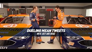 Dueling Mean Tweets with NASCAR Drivers Brad Keselowski amp Joey Logano [upl. by Ainerol]