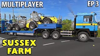 NEW TRUCKS  SUSSEX FARM  Farming Simulator Multiplayer [upl. by Mairam]