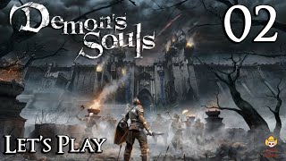 Demons Souls Remake  Lets Play Part 2 Gates of Boletaria [upl. by Ydnyc]