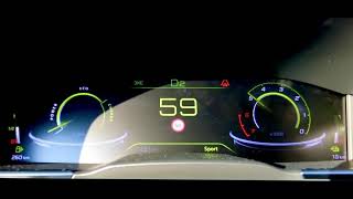 Peugeot 508 PSE Hybrid Acceleration test 0190 KMH [upl. by Mauve]