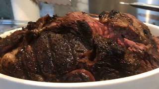 Sous Vide Prime Rib finished on my Green Egg [upl. by Corissa]