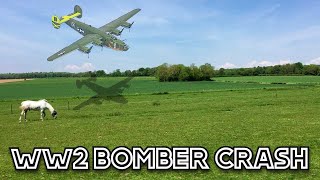 The B24 Bomber WW2 crash near Arundel Castle [upl. by Ytram]