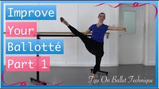 Improve Your Ballotté Part 1  Ballotté Ballet Tips  Tips On Ballet Technique [upl. by Immaj456]