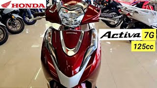 Honda Activa 7G 2024 Model Launched in india  Price  Features  Activa new 2024 Model [upl. by Eetsim]